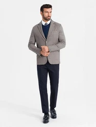 OMBRE Herren Sakko Beige/Braun/Khaki/Grau