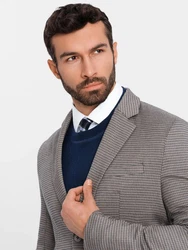 OMBRE Herren Sakko Beige/Braun/Khaki/Grau