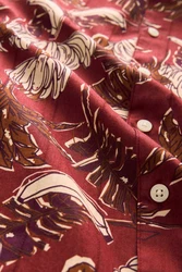 Next Kurzarmhemd Dunkelrot/Bordeaux/Rot/Braun/Rosa