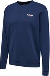 hummel Rundhalspullover Dunkelblau/Blau