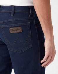 Wrangler Regular-fit Jeans Hose Texas blau/schwarz