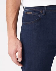 Wrangler Regular-fit Jeans Hose Texas blau/schwarz