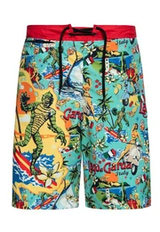 Badeshorts Il mostro del Lago di Garda mit exklusivem Artwork-Print