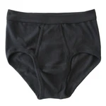 HERMKO Herren Slip 3240 Schwarz/Rosa