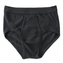 HERMKO Herren Slip 3240 Schwarz/Rosa