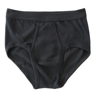 HERMKO Herren Slip 3240 Schwarz/Rosa