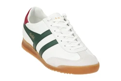 Gola Torpedo Leather Schnürschuh Sneaker weiß/grün/rot (CMB622WN)