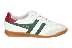 Gola Torpedo Leather Schnürschuh Sneaker weiß/grün/rot (CMB622WN)