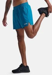 2xU Laufshorts Aero 5 Inch (1-tlg) Blau/Hellblau/Türkis