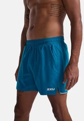 2xU Laufshorts Aero 5 Inch (1-tlg) Blau/Hellblau/Türkis