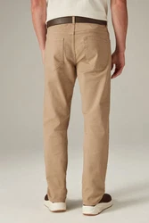 Next Straight-Jeans Straight Fit Jeans mit Gürtel Khaki/Braun/Beige