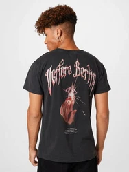 Vertere Berlin T-Shirt MIRROR dunkelgrau/rot