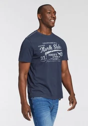Man's World T-Shirt Kurzarm Dunkelblau