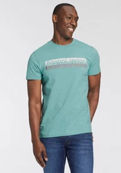 Bruno Banani T-Shirt mit Frontprint Grün/Türkis/Hellgrün