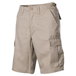 Outdoorhose US Bermuda, BDU, khaki, mit Seitentaschen