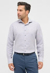 Eterna Langarmhemd MODERN FIT EASY IRON Grau