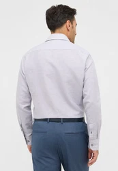 Eterna Langarmhemd MODERN FIT EASY IRON Grau