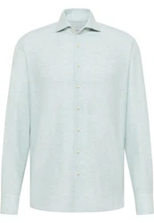 Eterna Langarmhemd MODERN FIT EASY IRON Hellblau/Hellgrün/Grün/Türkis