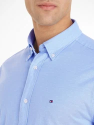 Tommy Hilfiger Kurzarmhemd 1985 FLEX OXFORD RF SHIRT Hellblau/Blau