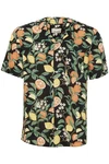 Blend Kurzarmhemd BHShirt Gelb/Grün/Orange