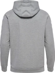 hummel Sweater Go Cotton Hoody Kapuzenpullover Grau/Hellgrau/Silber