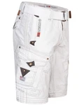 Geographical Norway Shorts Herren Cargo Shorts Bermuda Sommer Freizeit Creme/Weiß/Beige/Khaki