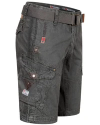 Geographical Norway Shorts Herren Cargo Shorts Bermuda Sommer Freizeit Khaki/Dunkelgrau/Dunkelgrün