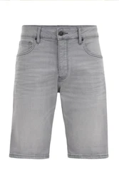 WE Fashion Shorts Grau/Hellgrau