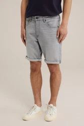 WE Fashion Shorts Grau/Hellgrau