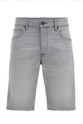 WE Fashion Shorts Grau/Hellgrau