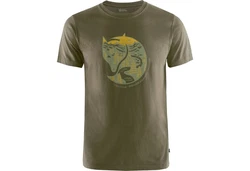 Fjällräven T-Shirt Herren Outdoor-Shirt Arctic Fox Dunkelgrün/Grün