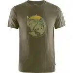 Fjällräven T-Shirt Herren Outdoor-Shirt Arctic Fox Dunkelgrün/Grün