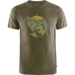 Fjällräven T-Shirt Herren Outdoor-Shirt Arctic Fox Dunkelgrün/Grün