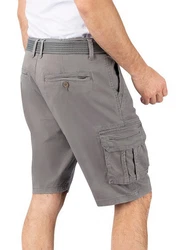 riverso Cargoshorts Herren Shorts RIVJoko Regular Fit Khaki/Grau