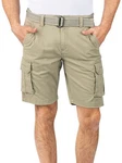 riverso Cargoshorts Herren Shorts RIVJoko Regular Fit Khaki/Beige