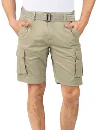 Cargoshorts Herren Shorts RIVJoko Regular Fit Bermudashorts mit Grtel