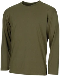 MFH T-Shirt US Shirt langarm 170 g/m² oliv