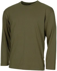 MFH T-Shirt US Shirt langarm 170 g/m² oliv