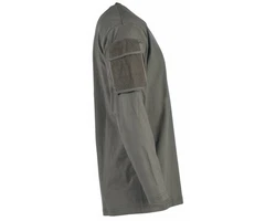 MFH Langarmshirt US Shirt mit Ärmeltaschen oliv