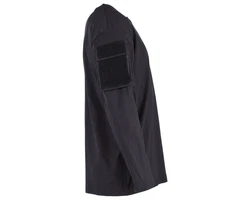MFH Langarmshirt US Shirt mit Ärmeltaschen Dunkelgrau/Dunkelblau/Grau/Schwarz