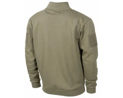 MFH Sweatjacke Tactical Dunkelgrün/Braun/Khaki