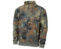 MFH Sweatjacke Tactical Dunkelgrün/Braun