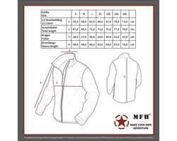 MFH Sweatjacke Tactical coyote