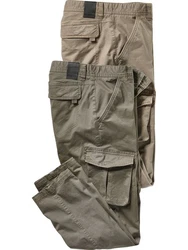 Babista Cargohose CENZALO für Outdoor-Aktivitäten Khaki/Dunkelgrün