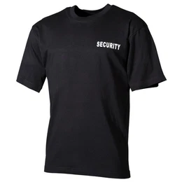 T-Shirt T-Shirt, Security , bedruckt, schwarz