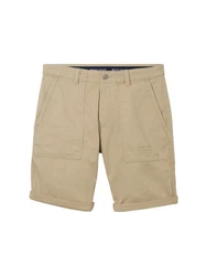 TOM TAILOR Bermudas Shorts Utility Khaki/Beige