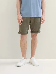TOM TAILOR Bermudas Shorts Utility Khaki