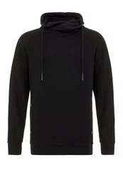 RedBridge Sweatshirt Pullover mit hohem Schalkragen Schwarz