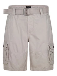 Cargoshorts Herren Shorts DFUlli Regular Fit Bermudashorts aus 100% Baumwolle mit Grtel