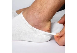 OCCULTO Flinge Herren Füßlinge Modell Strolch Weiß/Creme